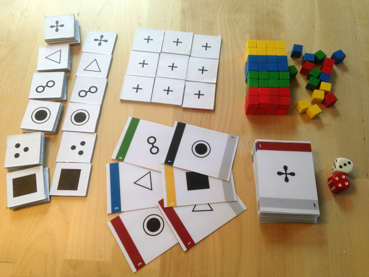 The components – Green Box of Games